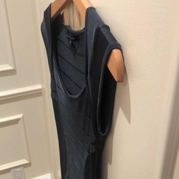 French Connection Navy Bandage Dress - Picture 5 of 6